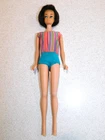 Barbie:  VINTAGE Brunette BEND LEG AMERICAN GIRL BARBIE Doll No Box!