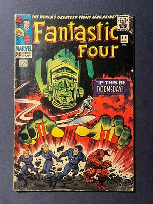 Fantastic Four #49 (1966) - 1st Full App GALACTUS! 2nd Silver Surfer! GD+