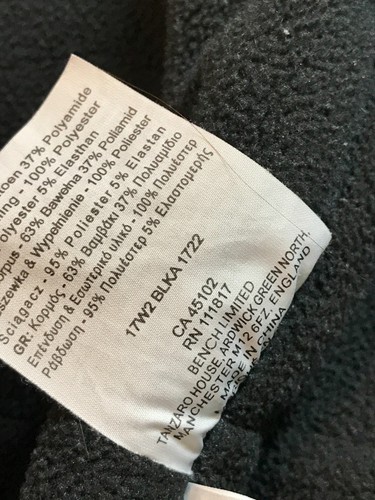 Bench Jacke Mantel Parka RAZZER II B Fleece gefüttert grau S 36 - Bild 7 von 7