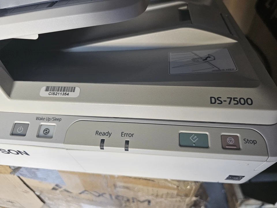 Epson DS-7500 Flatbed High Speed A4 Document Scanner /Power Adapter - Image 4 of 4