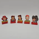 Vtg Milton Bradley GO TO THE HEAD OF THE CLASS Replacement Pieces 5 Total