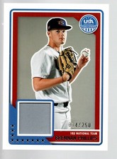 2023 USA Stars & Stripes USA Material #USAM-BP Brennan Phillips 34/250