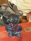 Very Cute Clear Light Blue Fenton Glass Bear
