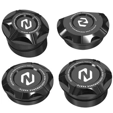 4PCS Frame Hole Cover Insert Plugs Caps For Yamaha YZ250 YZ250X 2000-2023 Black