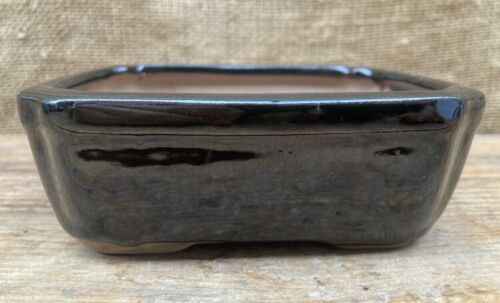 Small Ceramic Bonsai Pot With Or Without Matching Tray Mixed Sizes & Designs - Picture 4 of 54