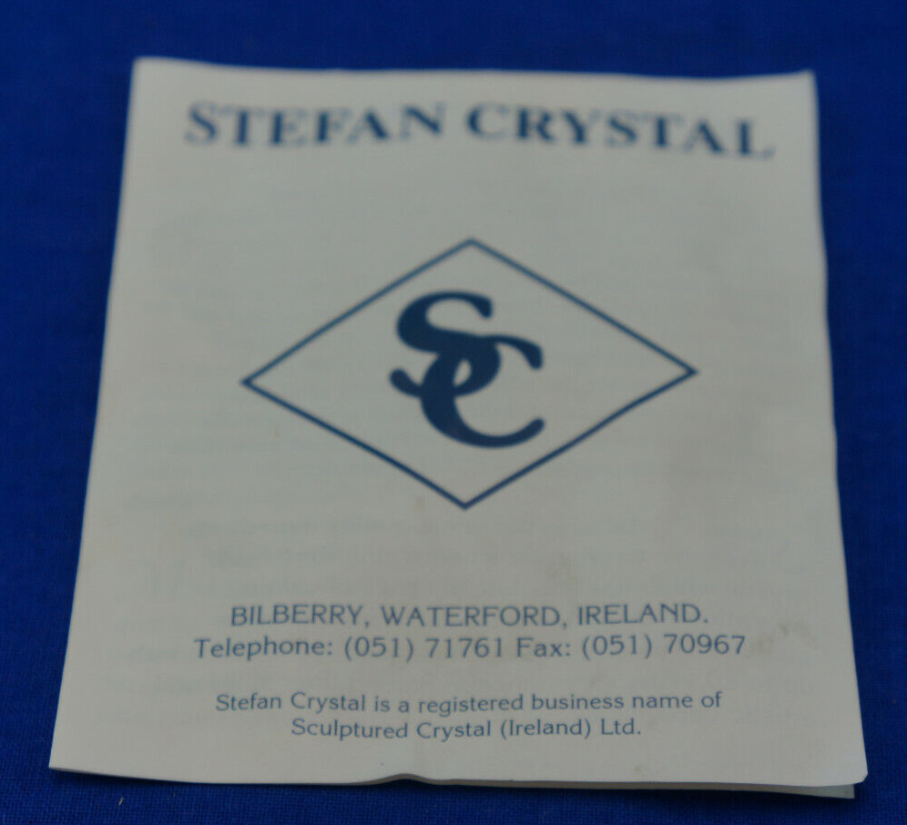 Tipperary Irish Crystal Kingston Ice Bucket, 7 1/2" x 7", NWT & Paper