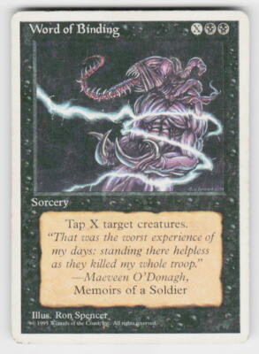 Fourth Edition Word of Binding