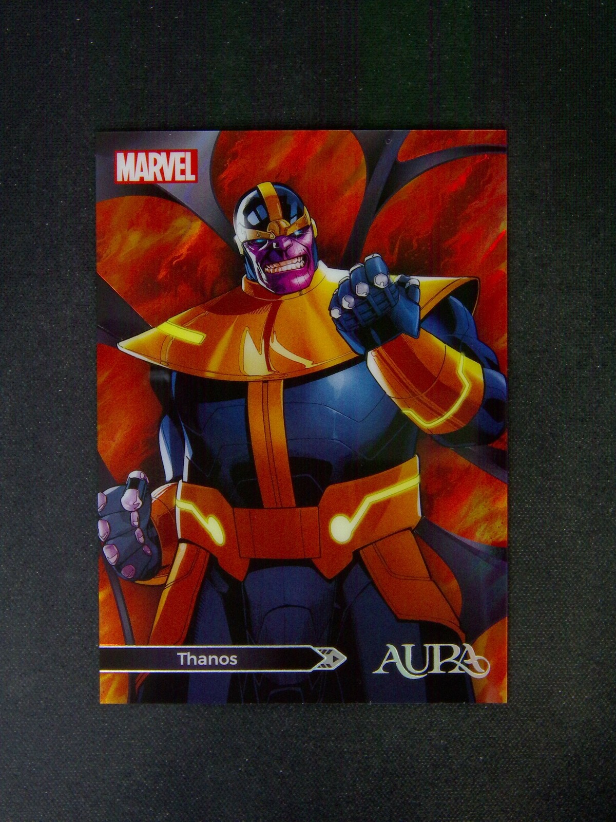2025 KAKAWOW AURA Marvel Hela/Thanos/Dark Phoenix Villains Orange /75 Lot 3