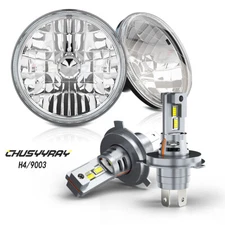 For Freightliner Century Glass 7inch Round Accessories Light Pair Super Bright