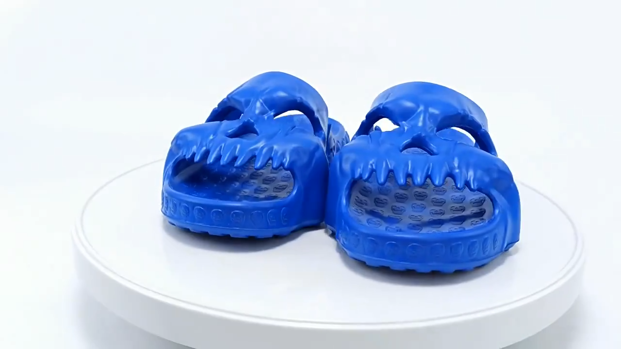 PANTOFOLA D’ORO Pantofole Teschio Platform Slides Demon Cloud Sandali per Uomo e Donna Estate Casa?