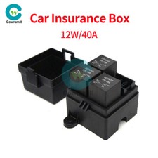 DC12V Universal Car Truck Relay Free Combination 3 Way 4/5Pin Fuse Holder Relay.