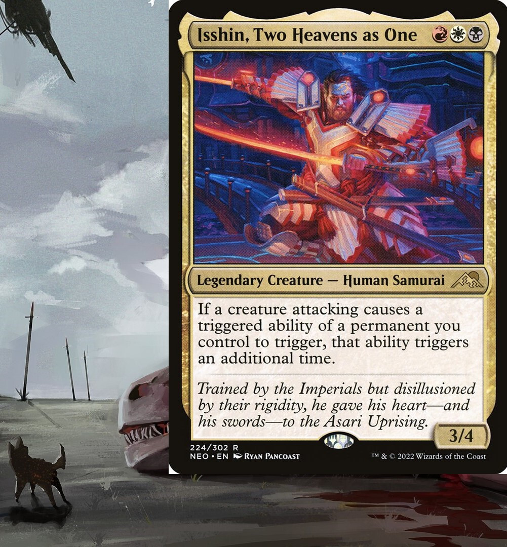 isshin mtg commander deck Isshin, Two Heavens As One