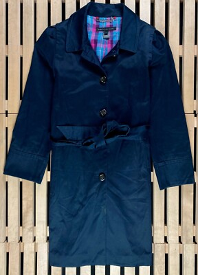 Women's Trench Coat Jacket Marc by Marc Jacobs Size L Blue - Main Image