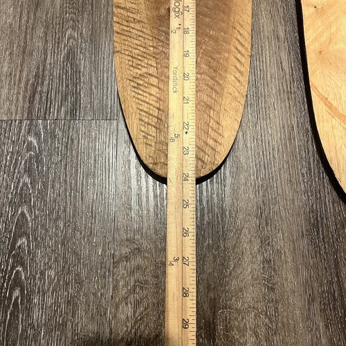 Lote de máscaras de madera africanas antiguas talladas a mano altas grandes vintage arte de pared marrón - Imagen 7 de 9