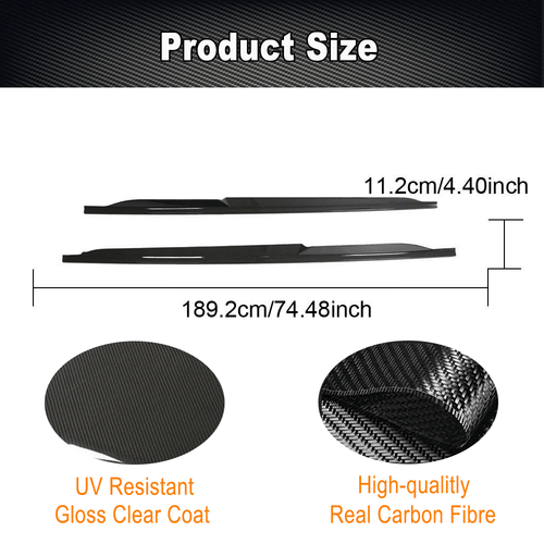 Se adapta a Audi R8 GT V10 2022-24 Dry Carbon faldones laterales alerón faldones laterales - Imagen 8 de 13