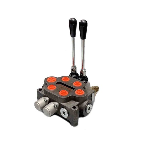 Cargador de válvula de control direccional hidráulico de 2 carretes 25 GPM tractor de doble acción - Imagen 8 de 11