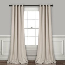 Lush Decor Blackout Insulated Window Curtains - Wheat- 2 Panels 456