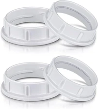 Light Socket Shade Rings,Aluminum Threaded Socket Ring for Medium Base E26 Socke