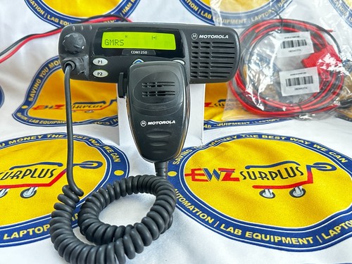 Radio Mobile MOTOROLA CDM 1250 VHF - 136-174 MHz, 64 Canaux, 45 Watts - Testée Et Fonctionnelle, Occasion