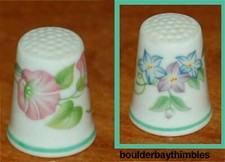 TCC THIMBLE ROYAL WORCESTER "Country Garden" 1985 England