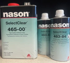 NASON Select Clear 465-00 Mid Temp Activator 483-84 High  Solids Urethane Clear