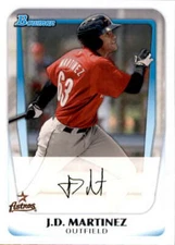 2011 Bowman Prospects #BP92 J.D. Martinez Houston Astros Baseball Card  ID:23895