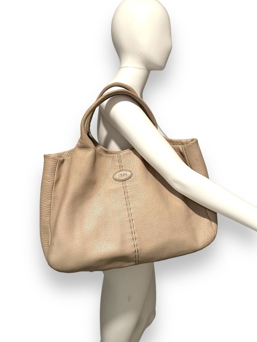 トートバッグ TODS MEDIUM SHOPPING BAG IN SMOOTH LEATHER NWT Tod's 24H Shopping Bag Medium Beige Tan | eBay