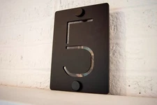 Personalized Home Address Sign 5"w Home Sign Custom House Number Plaque