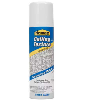 16 oz. Aerosol Ceiling Popcorn Professional Match Texture, Easy Clean-Up, NEW