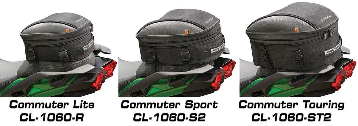 Nelson Rigg CL-1060-S2 Black Commuter Sport Motorcycle Tail Bag
