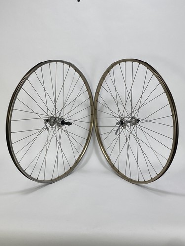 Araya Gold Japan Wheelset 700C Wheels Shimano 105 HB-1050 6-7SPD Road 36h Tour