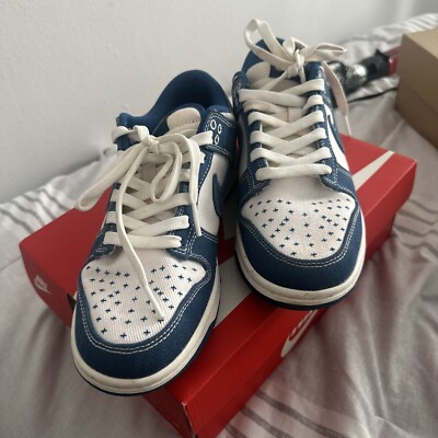 Size 6 - Nike Dunk Low SE Sashiko - Industrial Blue