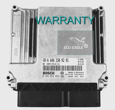 ECU Steuergerät Mercedes W203 2.2 CDI 0281012812 A6461509291 cr3.44 100%Garantie