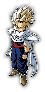 Dragon Ball Z Goku Fighter Cartoon Car Bumper Sticker Decal 5''x 2'' Dragon Ball Z Goku Fighter Cartoon Car Bumper Sticker Decal 5''x 2''