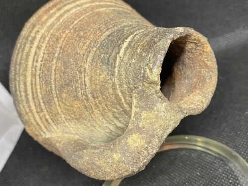 Old Neolithic Redware Ceramic Pottery Pitcher Jug Islands of Malta, Gozo &Sicily - Picture 2 of 7