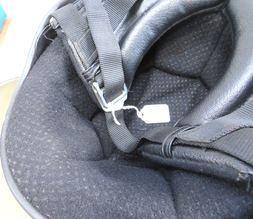 AFX FX-7 White w/ Black XL Motorcycle Helmet w/ Visor Chin Strap - Picture 11 of 16
