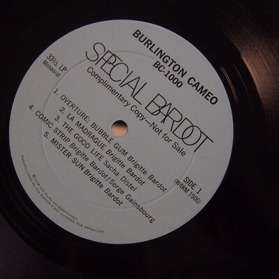洋楽 Brigitte Bardot / Special Bardot LP Bridget Bardot Special Bardot MONO LP VINYL ALBUM SOUNDTRACK | eBay