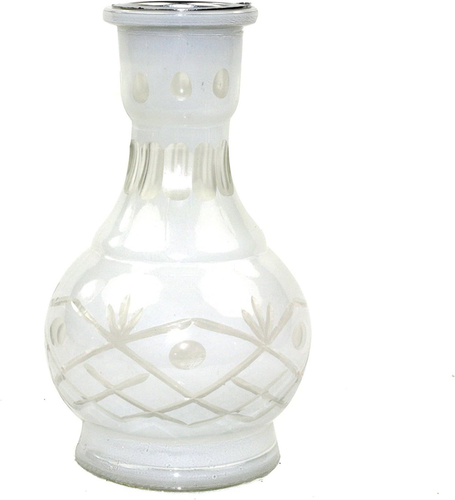 Deluxe Series: 17" 2 Hose Hookah Complete Set W/Travel Case (Snow White) - Picture 2 of 6