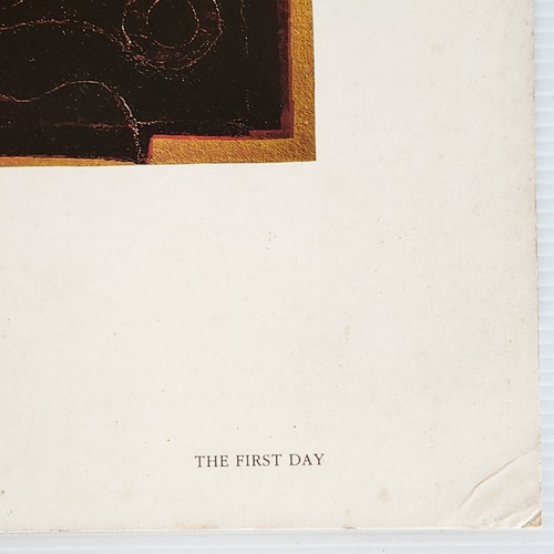 Leonard French Genesis Series 'The First Day' Folio Print On Card 44.5cm x 35cm - Picture 3 of 20