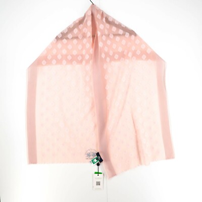 LA MARTINA Rosa Diamante Cotone Lungo Misto Seta Sciarpa