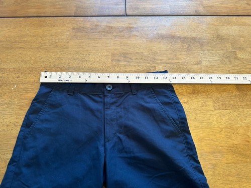 Nautica Shorts Boys Size 12 Reg Navy Blue w/ Adjustable Waist School Uniform - Picture 2 of 4