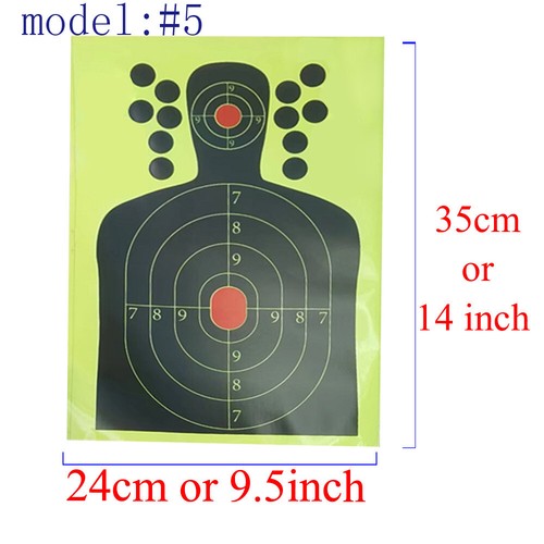 10pcs Large Hunting Targets Paper Shooting Range Target Papers Multiple Style - Picture 11 of 13