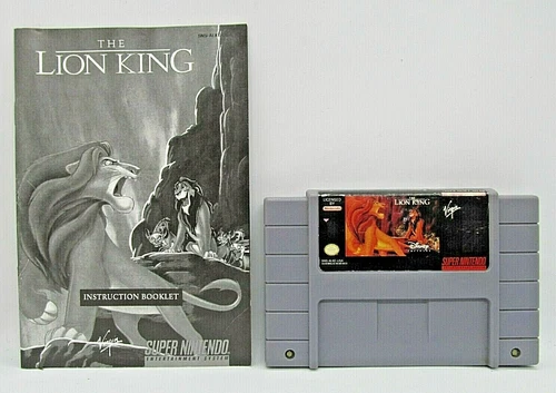 THE LION KING ~  Super Nintendo (SNES) w/ Instructional Booklet Authentic
