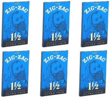 6 PACKS Zig-Zag Ultra Thin Rolling Papers 1 1/2 USA Free Shipping *BEST PRICE!*