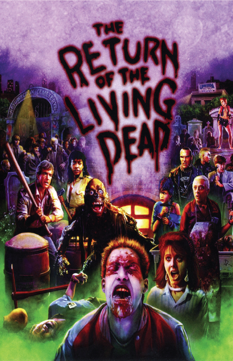 Return of the Living Dead Movie Poster Print Scuz Tarman Freddy