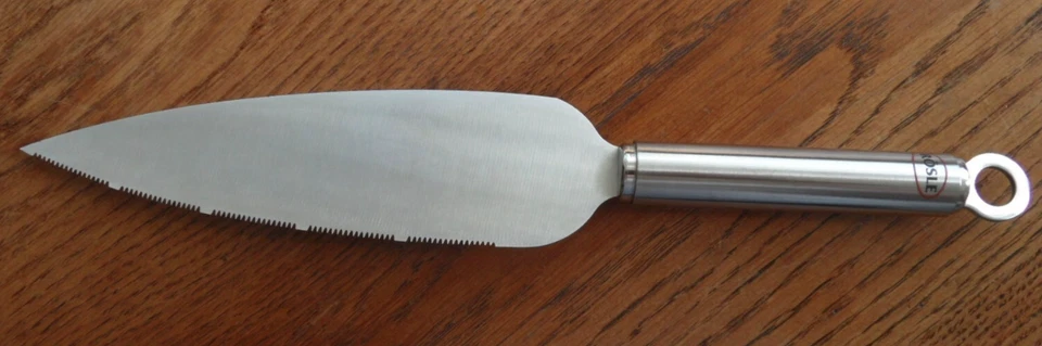 RÖSLE Tortenmesser Tortenheber mit runden Griff  30 cm neuwertig und unbenutzt - Bild 2 von 4