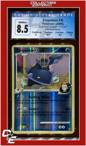 Supreme Victors 27 Empoleon FB Reverse Holo CGC 8.5 - Subgrades