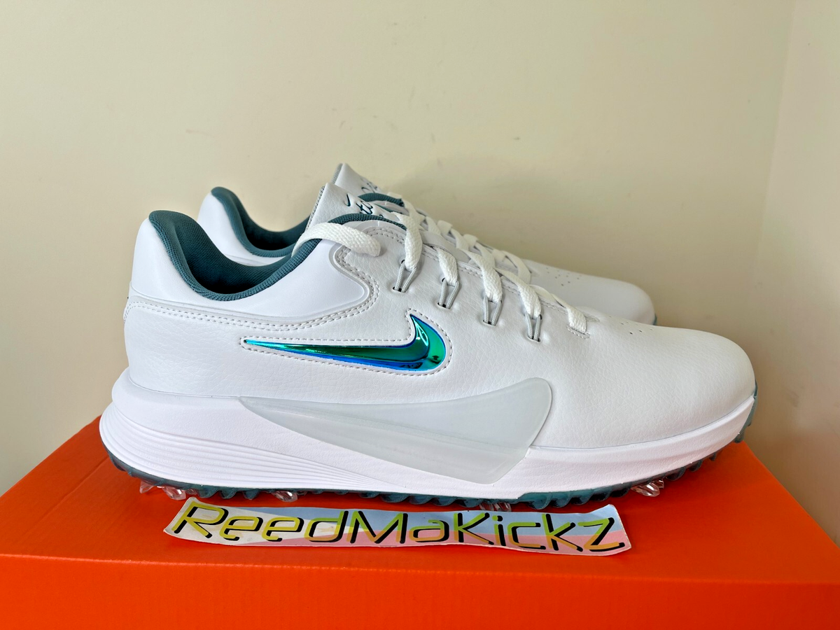 Nike Victory Pro 4 Golf Shoes 2025 White Smokey Blue Iridescent