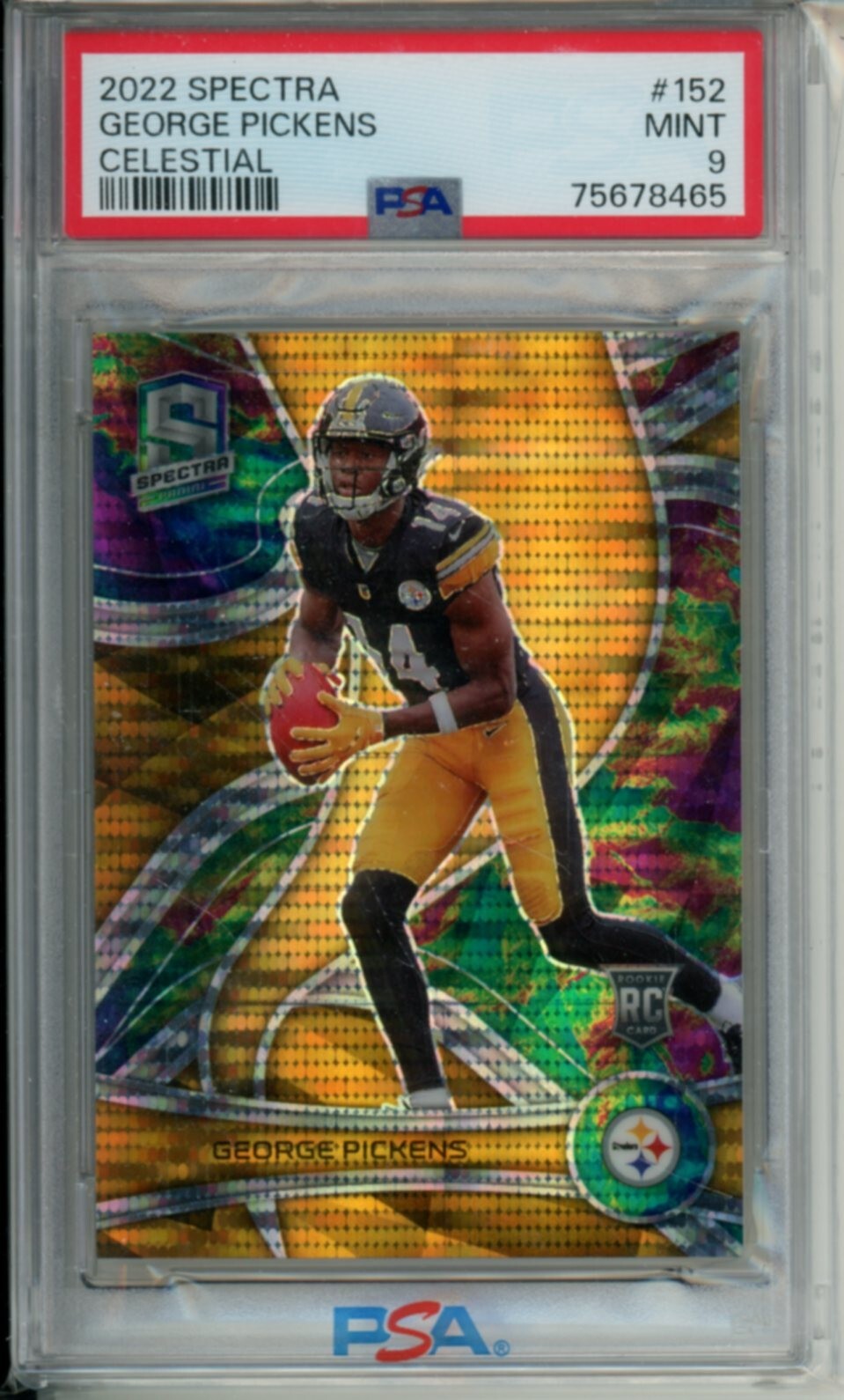 George Pickens Panini Spectra #152 Nebula