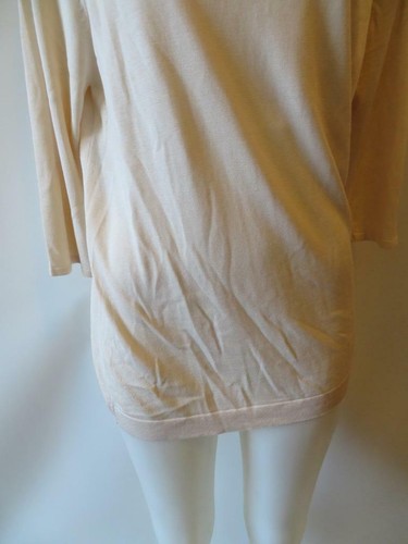 MUJER SALÓN Z CREMA SEDA PUNTO TOP TALLA 1X - Imagen 3 de 7